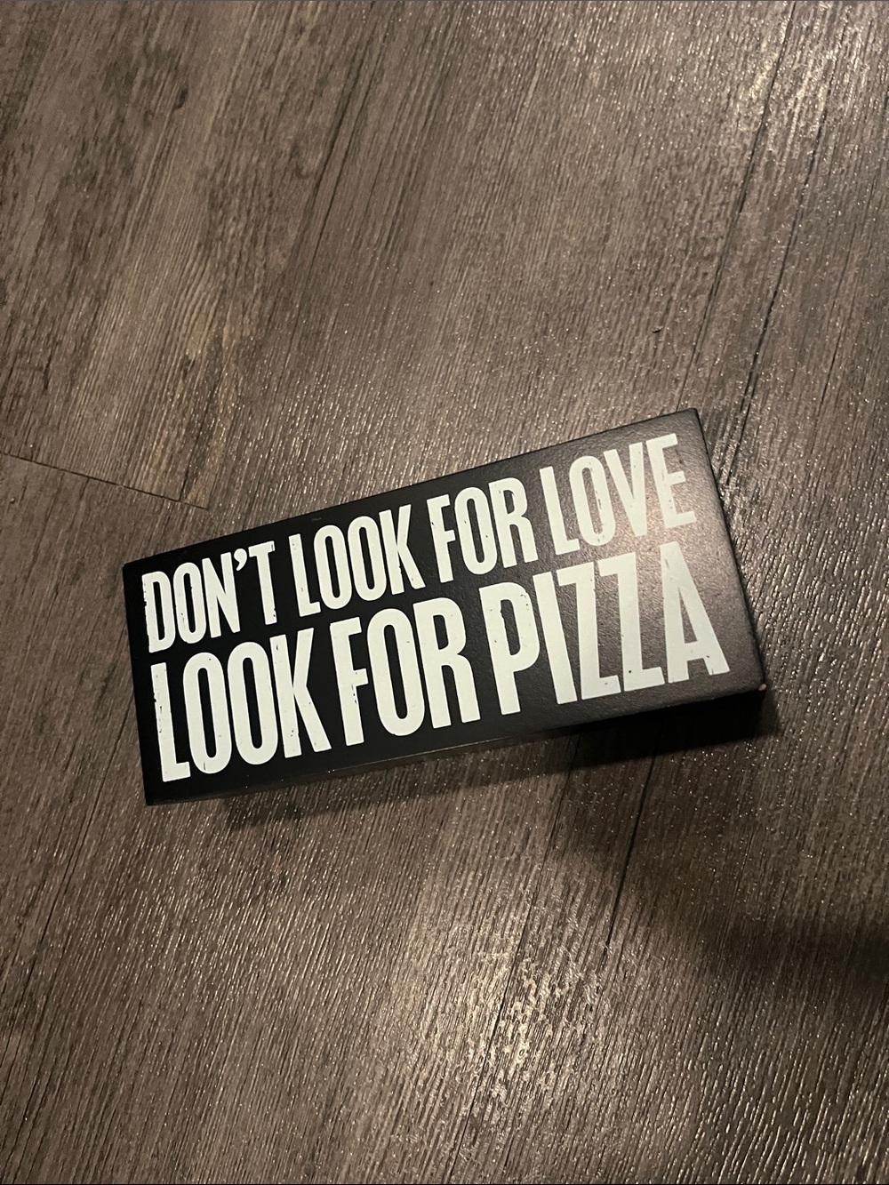 Black Decorative sign
